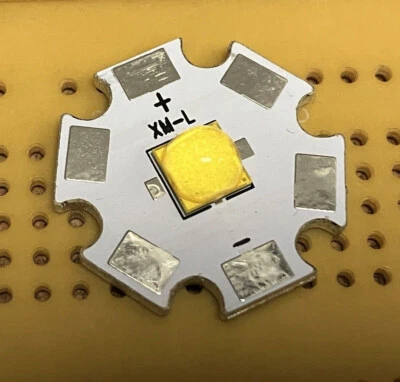 Cree XHP50 Neutral White H4 4000K 20W 6V High Power LED Emitter Star Mount CRI80 - Image 1 of 3