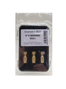ARAVON KIT 6 BOSSOLI CAL.9x21 PER ADDESTRAMENTO DEL TIRO INDOOR PALLA IN GOMMA
