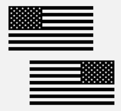 ORACAL/STARCRAFT US American Flag Vinyl Decal Cars Trucks Windows Laptops Boards Glass Cups