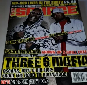 Source Magazine Three 6 Mafia juicy j dj Paul Devin The Dude Rare hip hop oop - Picture 1 of 7