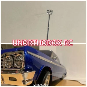 Redcat Sixty four Impala Jevries Rc Lowrider Pair Antenna Purple Clear - Picture 1 of 1