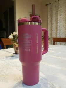 Starbucks X Stanley Winter Pink Cup 2024 Sold Out Priority Shipping - Bild 1 von 4