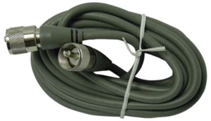 Cable coaxial Kalibur PP8X9TX CB antena radio 9 pies RG8X con extremos PL259 moldeados - Imagen 1 de 2