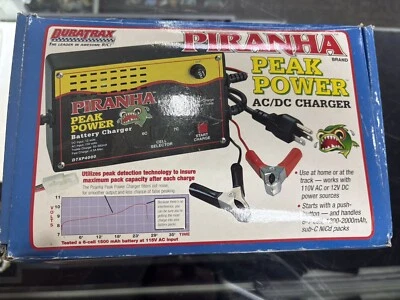 Duratrax Piranha Peak Power DTXP4000 RC Battery Fast/Trickle Charger EXCELLENT - Image 1 of 3
