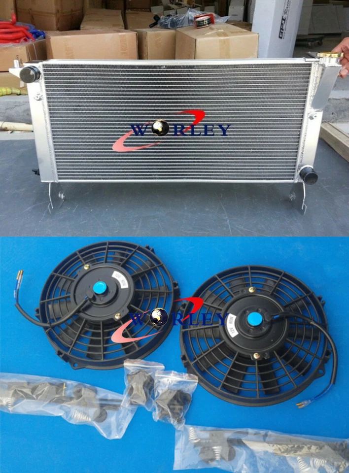 Radiador + VENTILADOR NUEVO para Hyundai Genesis cupé 4 cilindros 2,0 L L4 Turbo 2010 2011 2012 Foto 1 de 4