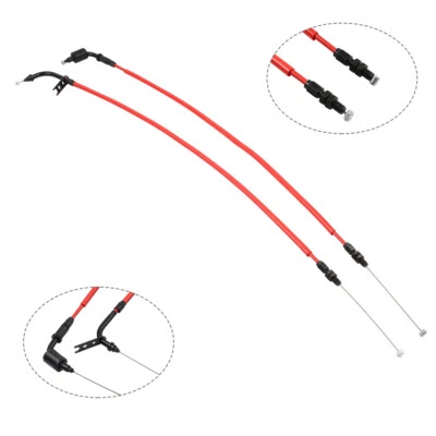 Throttle Cable Wire Line Linkage Red Fit Suzuki GSXR1000 2009-2016 - Image 1 of 4