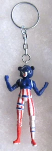 F) KEYRING PLASTIC CHARACTER FIREWORKS TEAM LEADER FORTNITE GAMING SERIES 3 - Picture 1 of 2