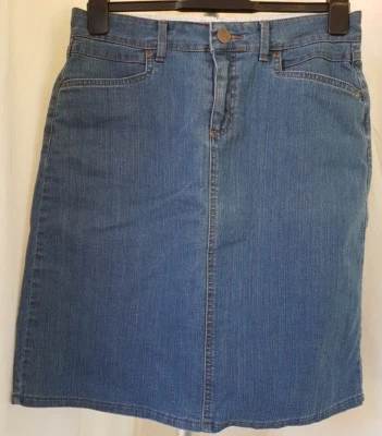 Size uk 12 Denim Pencil Straght Skirt Collection By First Avenue (AV2-7) - Image 1 of 4