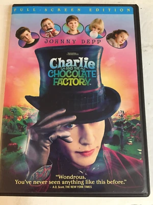 Charlie and the Chocolate Factory полноэкранный DVD доставка в тот же день с отслеживанием - Изображение 1 из 2