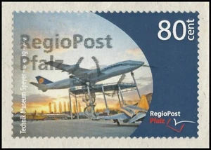 Boeing 747 - Museo Técnico Speyer - 80 centavos - sellado - RegioPost Pfalz - Imagen 1 de 1