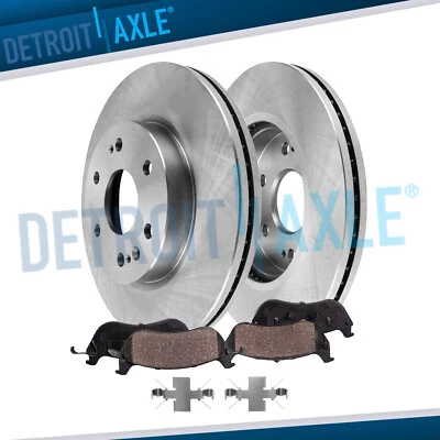 Front Disc Rotors and Brake Pads for Cadillac Escalade ESV Silverado Sierra 1500 - Image 1 of 4