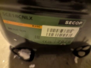 Compresor Secop Sce18cnlx - Imagen 1 de 8