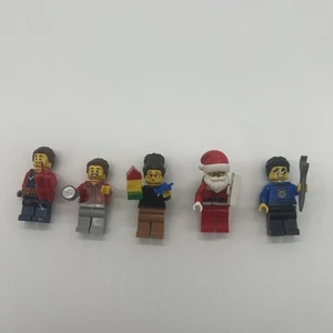 Lego Minifiguras Lote Mixto de 5 Papá Noel Diseñador Trabajador - Imagen 1 de 2