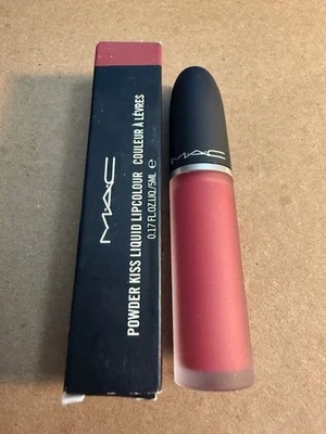 MAC POWDER KISS LIQUID LIPCOLOUR  # 988 A LITTLE TAMED  0.17 OZ NIB Free Ship - Image 1 of 2