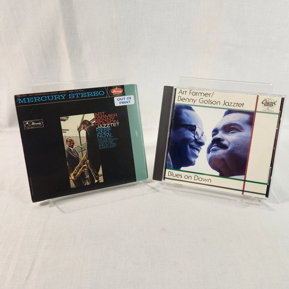 Art Farmer / Benny Golson Jazztet Here and Now CD (20-Bit)  + Blues on Down CD Foto 1 de 4