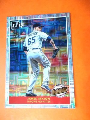 Бейсбольная карточка Джеймс Пэкстон — 2019 Donruss Variation #H4 — Mariners — No — нападающий - Изображение 1 из 2