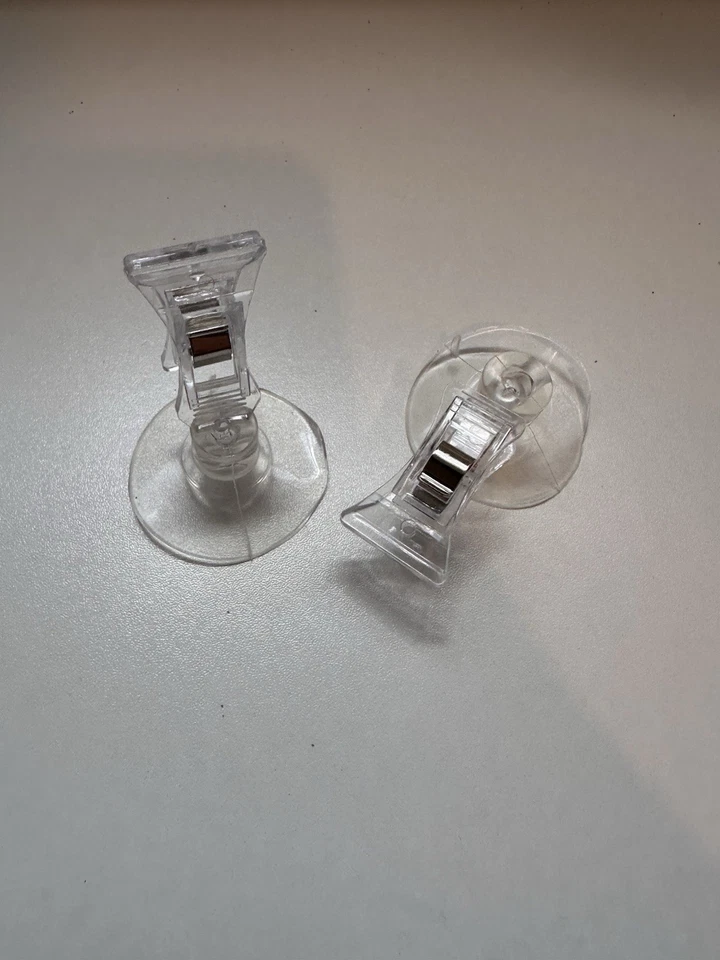 ACE AQUATIC 2 PC Aquarium Veggie Clip with Suction Cup – Fish Food Holder for Tank Feeding