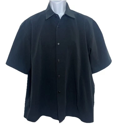 Descente Allterrain Airflow Black Half Sleeve Shirt Stretch Men Large - Image 1 of 4