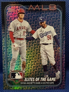 SHOHEI OHTANI MOOKIE BETTS 2024 Topps Easter Foil SP Elites Of The Game #138 - Picture 1 of 3