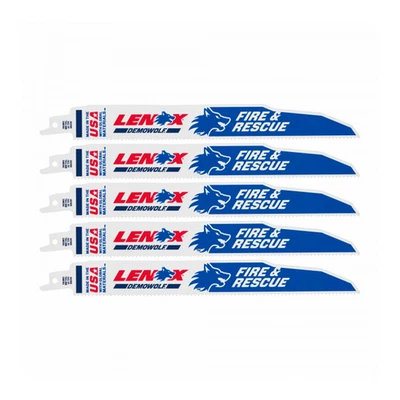 Lenox 20372960R5 Fire & Rescue Säbelsägeblätter 10 TPI 9′′ / 229mm 5er Pack