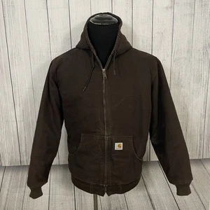 Carhartt WJ130 Quilt Lined Coat Jacke Damen Large (12-14) DKB Dark Brown Fade - Bild 1 von 10