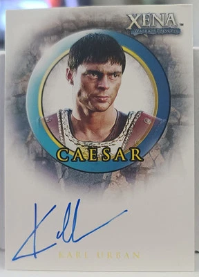 Xena The Quotable: Autograph Karl Urban as Caesar 2003 Auto A20 - Image 1 of 2