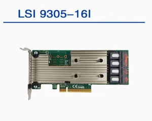LSI 9305-16i 12Gbps SAS-3 PCIe x8 HBA Raid Controller SAS9305-16i High Profile - Afbeelding 1 van 3