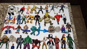 Lot Of 35 misc Vintage Action Figures Toys 80s 90s 2000s #1 - Picture 1 of 8