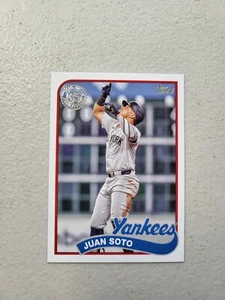2024 Topps Update 1989 RETRO 35th ANNIVERSARY #89US-31 JUAN SOTO NY Yankees NM - Picture 1 of 2