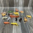 Lot de 18 figurines miniatures maison de poupée animaux poupée zoo caresses