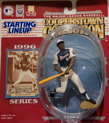 Kenner Starting Lineup CoopersTown Hank Aaron 1996 Edition **NEW** Cover