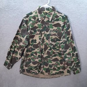 Vintage Ranger Shirt Adult Large Camouflage Duck Camo Outdoors Hunting 80s 90s - Picture 1 of 7