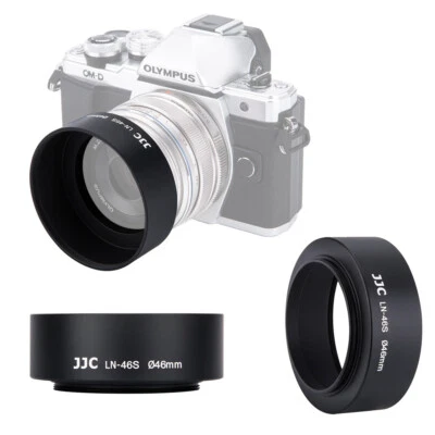 Parasol metálico de 46 mm estándar para Olympus M.Zuiko Digital 25 mm1:1,8 / 12 mm 1:2,0 Foto 1 de 4