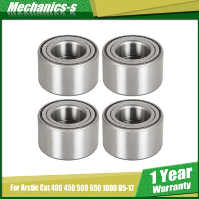 Rodamiento de bolas de rueda delantera trasera apto para Arctic Cat 400 450 500 650 1000 05-17 4 Foto 1 de 4