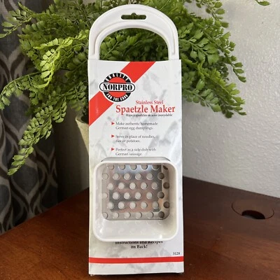 Spaetzel Maker German Stainless Steel Dumpling Norpro 3128 NIB - Image 1 of 4