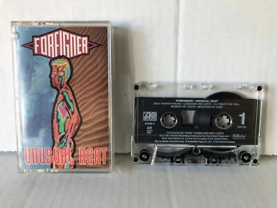 Foreigner UNUSUAL HEAT Original 1991 Atlantic Cassette - Image 1 of 4