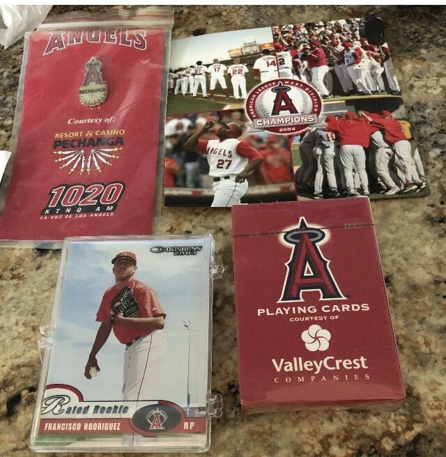 Angels souvenir bundle -dvd, Trading Cards, Pin, Playing Cards - Image 1 of 1
