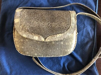 Varon Handbags Vintage Collectible NYC Python Snakeskin Shoulder Bag  - Изображение 1 из 4