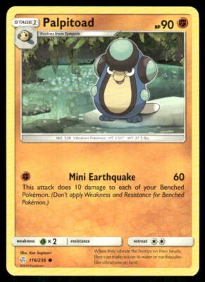 SM - Cosmic Eclipse #116/236 Palpitoad - Image 1 of 2