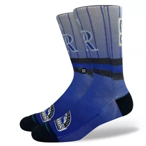 Calcetines COLORADO ROCKIES STANCE Cooperstown Crew Talla Mediana (6-8.5) o Grande (9-13) - Imagen 1 de 3