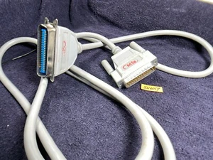 Data Cable CMS 6ft long DB25 (25 Pin) male to Centronics (36 Pin) male IN6019 - Picture 1 of 4