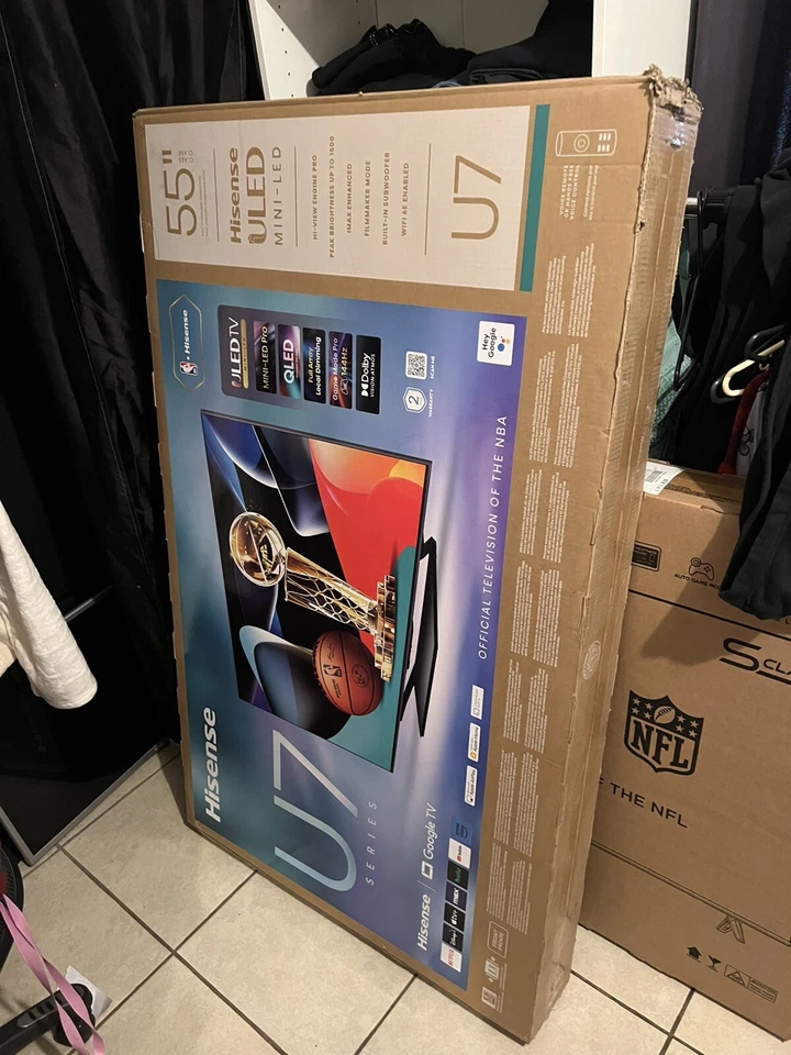 Smart TV Hisense U7H 55" 4K UHD Quantum ULED Foto 1 de 1