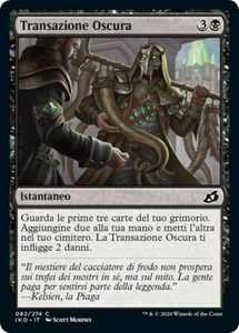 MTG Magic IKO Ikoria - 1x ITA NM 082 C Transazione Oscura - Picture 1 of 1