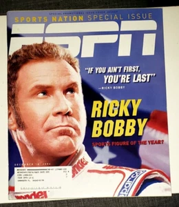 REVISTA ESPN 18 de diciembre 2006 Chaqueta Cubierta Edición Especial RICKY BOBBY; Adalius Thomas - Imagen 1 de 11