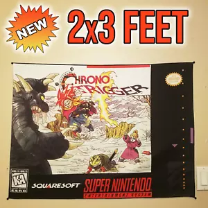 Chrono Trigger 2x3 Fuß Wandteppich / Super Nintendo Banner Wandflagge - Bild 1 von 9