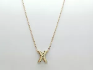 Frauen Edelstahl Gold Anhänger Charm Choker Kette Schmuck Halskette 82-0149 - Picture 1 of 5