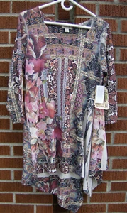 Neu - One World Live & Let Live mehrfarbiges geblümtes Damen Top XL #5220N-35A05P - Bild 1 von 7