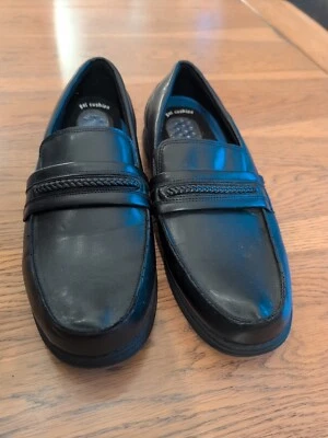 Size 12D Men's Dr. Sholls Gel Cushion Black Slip-on Loafers Shoes - Image 1 of 4