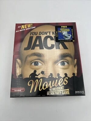You Don't Know Jack Movies (Windows/Mac, 1997) PC Game - New Sealed - Image 1 of 3