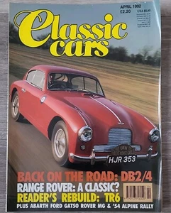 Oldtimer April 1992 Aston DB2 Rover P6 Ford Galaxie Triumph TR6 Range Rover - Bild 1 von 2